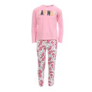 Pyjama Rose/Fleurs Fille Naf Naf 753053 pas cher
