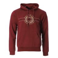 Sweat à Capuche Bordeaux Homme Redskins 231092 pas cher