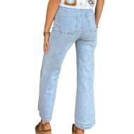 Jean Wide Bleu Femme Oraije Victorine vue 2