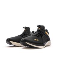 Baskets Noire/Orange Homme Puma Softride Enzo vue 6