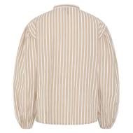Blouse Blanc/Beige Femme Pieces Lilia vue 2
