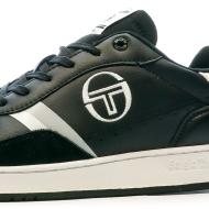 Baskets Noir/Blanche Homme Sergio Tacchini Roma vue 6