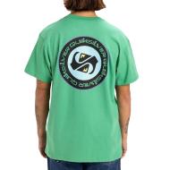 T-shirt Vert Homme Quiksilver Circle Back vue 2