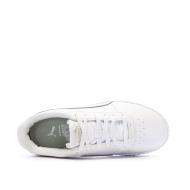Baskets Blanc/Beige Femme Puma Carina 2.0 Zebra vue 4