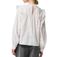 Blouse Blanche Femme Pieces Vela vue 2