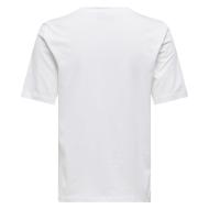 T-Shirt Blanc Femme JDY Emone vue 2