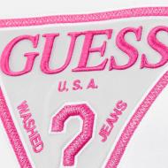 Sweat Blanc Femme Guess Lurex Triangle vue 3
