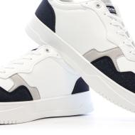 Baskets Blanches/Marines Homme Ellesse Pansit vue 7