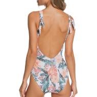 Maillot de bain 1 pièce Blanc Femme Roxy Just Shine vue 2