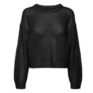 Pull Noir Femme Vero Moda Madera vue 3