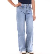 Jean Droit Bleu Femme Monday Premium BLE pas cher