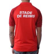 Stade de Reims Polo rouge homme Hungaria vue 2