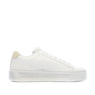 Baskets Blanche/Beige Femme Puma Smash Platform V3 vue 2