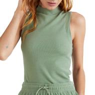 Débardeur Vert Femme O'Neill Rib Mock pas cher