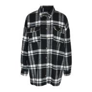 Surchemise Noir/Blanc à carreaux Femme Noisy May Flanny