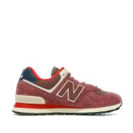 Baskets Rouge Homme New Balance 574 vue 2