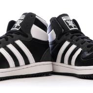 Baskets Noir/Blanc Garçon Adidas Top Ten vue 7