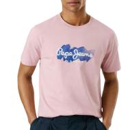 T-shirt Rose Homme Pepe jeans Milton