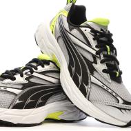 Baskets Gris/Jaune/Noir Homme Puma Morphic Athletic vue 7
