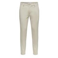 Pantalon Beige Homme Only & Sons Mark pas cher