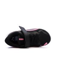 Baskets Noir/Rose Fille Puma Pounce Ac+ vue 4