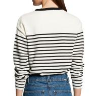 Pull Blanc/Bleu Femme Morgan MELENE vue 2