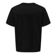 T-shirt Noir Homme Only & Sons Chinois vue 2