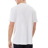 T-shirt Blanc Homme Tommy Hilfiger Badge vue 2