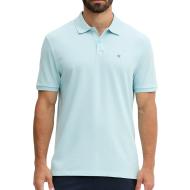 Polo Bleu Clair Homme Calvin Klein Jeans Ss Monogram Pique