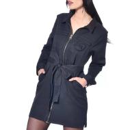 Robe en Jean Noir Femme Von Dutch Street Canvas