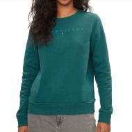 Sweat Turquoise Femme Tommy Hilfiger Linear pas cher