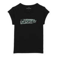 T-shirt Noir Fille Kaporal Flint