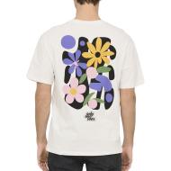 T-shirt Blanc Homme Only & Sons Flower vue 2