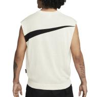 Sweat Noir/Blanc Homme Nike Swoosh vue 2