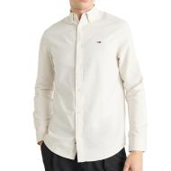 Chemise Blanche Homme Tommy Jeans Slim Stretch Oxford