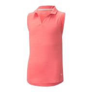 Polo Rose Fille Puma Coast pas cher
