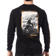 T-Shirt Manches Longues Noir Homme Kaporal REGAN vue 2