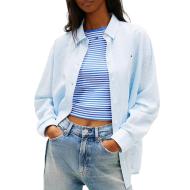 Chemise Blanc/Bleu Femme Tommy Hilfiger Tjw Rlx