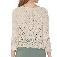 Pull en Maille Beige Femme JDY NEW vue 2