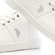Baskets Blanches Femme US Polo ASSN For Everyday vue 7