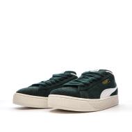 Baskets Vertes/Beiges Homme Puma Suede Xl Hairy vue 6