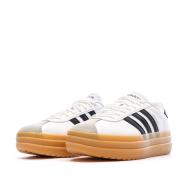 Baskets Blanc/Noir Femme Adidas Court Bold vue 6