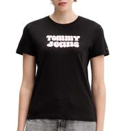 T-shirt Noir Femme Tommy Hilfiger Tjw Reg Essential