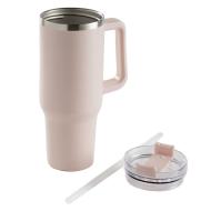 Mug De Voyage Isotherme Rose 1 Litre pas cher