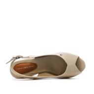 Sandales Beiges Femme Tommy Hilfiger Wedge vue 4