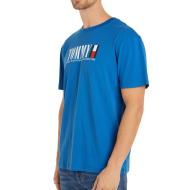 T-shirt Bleu Homme Tommy Hilfiger Dna