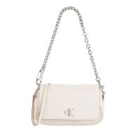 Sac à Bandoulière Blanc Femme Calvin Klein Jeans Minimal LV04K3134G pas cher