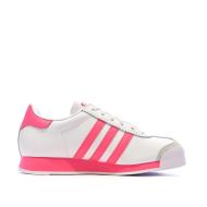 Baskets Rose/Blanc Femme Adidas Samoa vue 2