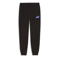 Jogging Noir Garçon Puma Ess Logo Lab Relaxed pas cher