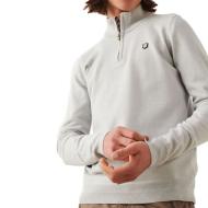 Pull 1/4 Zip Blanc Homme Teddy Smith Marty 2 pas cher